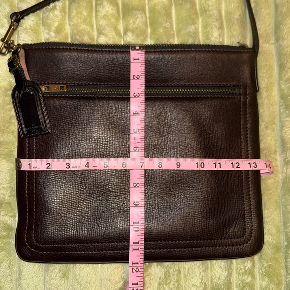 Gorgeous Louis Vuitton espresso colored Utah Leather Sac messenger bag🤎 - Picture 5 of 15